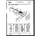 Frigidaire G32BNW4 broiler drawer parts diagram