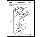 Tappan CG301SP2D1 burner, manifold and gas control diagram