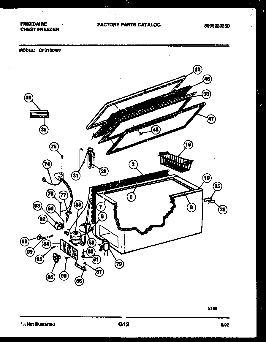 CHEST FREEZER PARTS