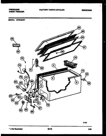 Chest freezer parts