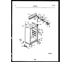 Frigidaire GTNI142BK1 cabinet parts diagram