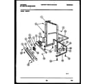 White-Westinghouse DB200PW1 power dry and motor parts diagram