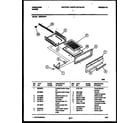 Frigidaire G30PNL6 broiler drawer parts diagram