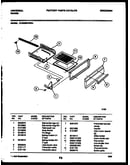 Broiler drawer parts