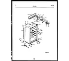 Frigidaire GTL142BK3 cabinet parts diagram