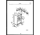 Frigidaire GTL142WK3 cabinet parts diagram