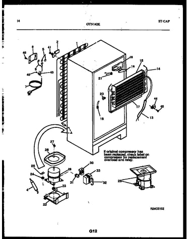 System and automatic defrost parts