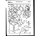 Frigidaire LCE462PL0 cabinet parts and heater diagram