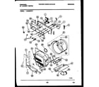 Frigidaire LCE462PW0 console, controls and drum diagram