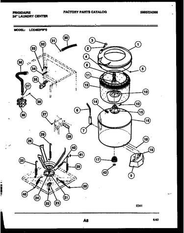 Tubs, water valve and lid switch