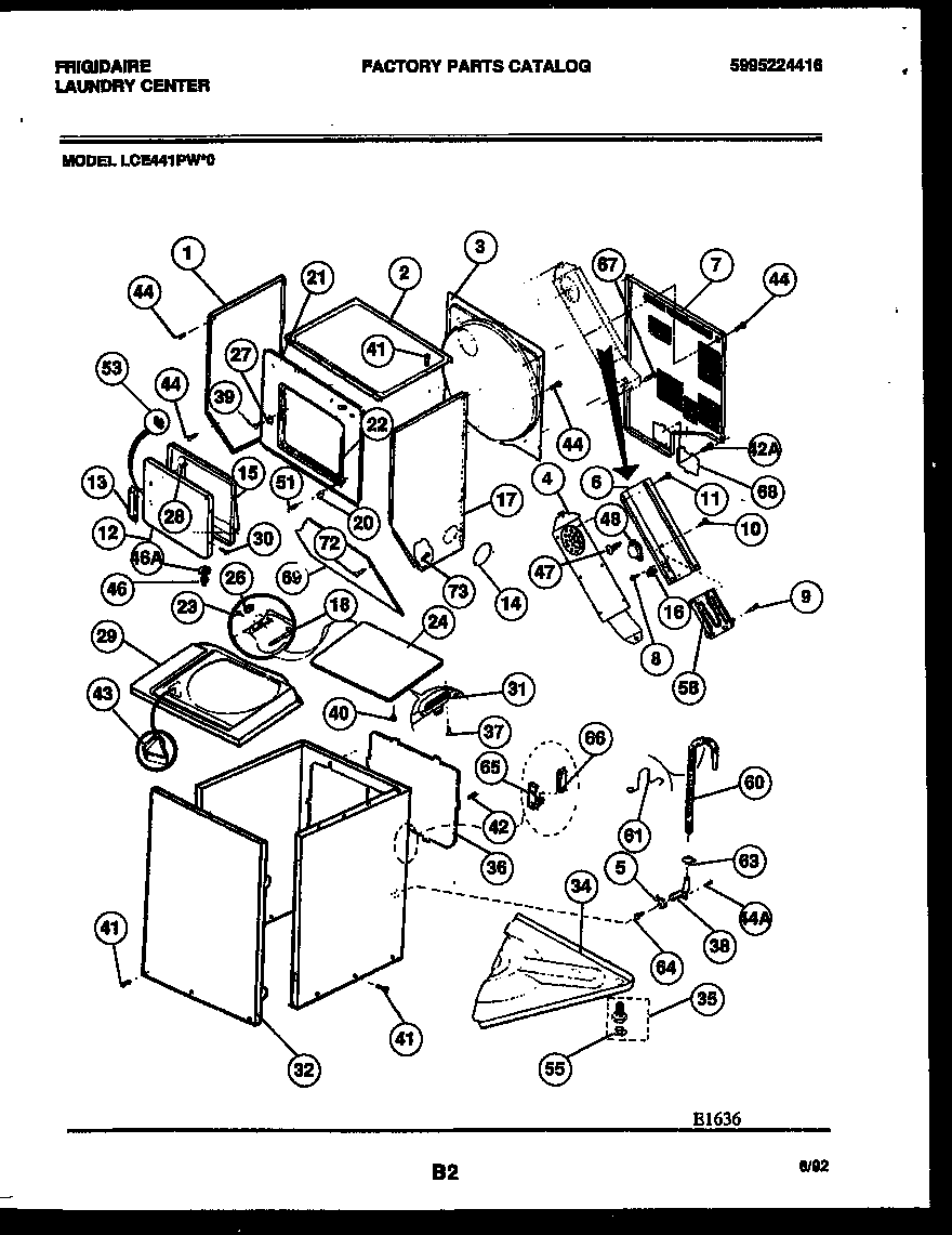 CABINET PARTS AND HEATER