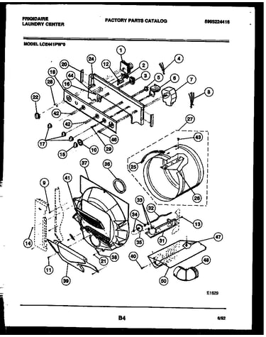 Console, controls and drum