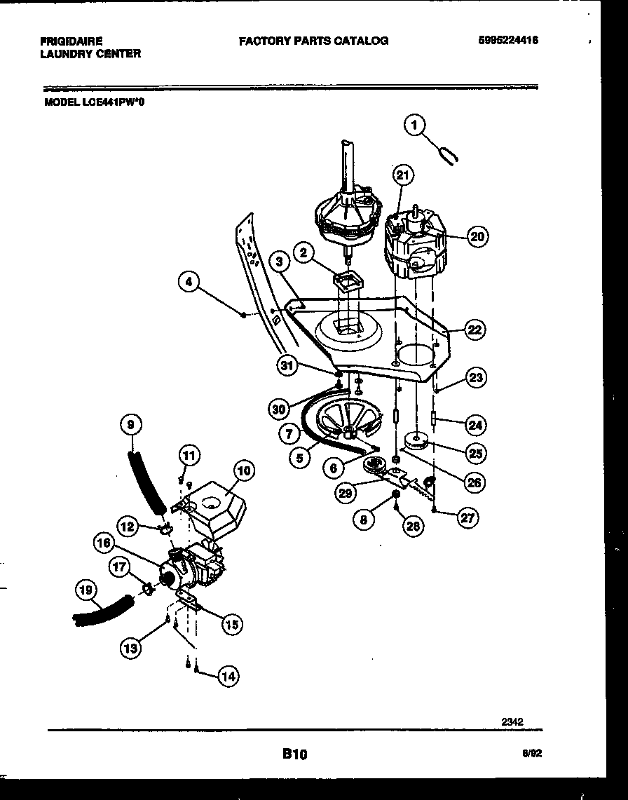 MOTOR AND IDLER ARM CLUTCH