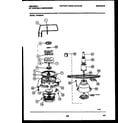 Tappan DP400PD1 motor pump parts diagram