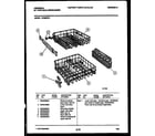 Tappan DP400PD1 racks and trays diagram