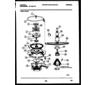 Frigidaire DB418PW1 motor pump parts diagram