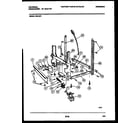 Tappan DB418PW1 power dry and motor parts diagram