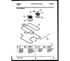 Frigidaire CE302BP2H1 broiler parts diagram