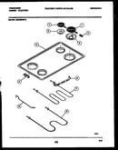 Cooktop and broiler parts
