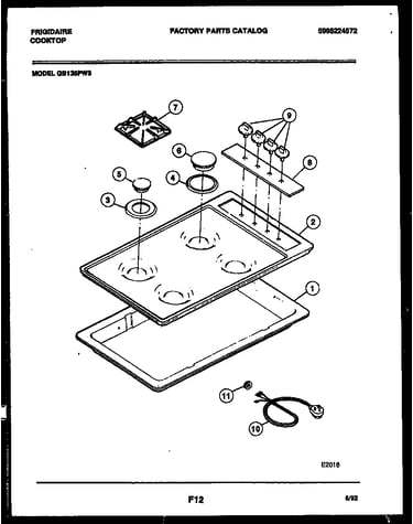 Cooktop parts