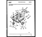 Frigidaire GB135FL3 burner parts diagram