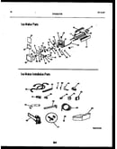 Ice maker and installation parts