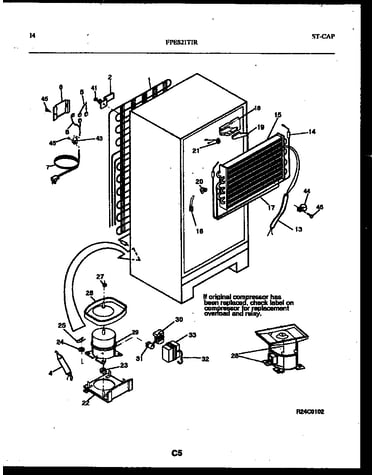 System and automatic defrost parts