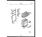 Frigidaire FPG17TSL0 door parts diagram