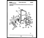 White-Westinghouse DB110PW1 power dry and motor parts diagram
