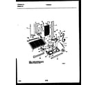 Frigidaire FRS20NRAD0 system and automatic defrost parts diagram
