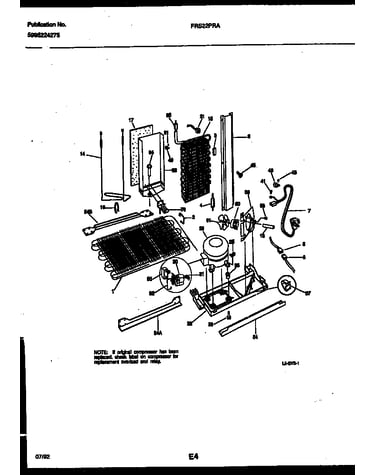 System and automatic defrost parts