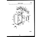 Frigidaire FPWE18TPL0 cabinet parts diagram