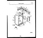 Frigidaire FPWE18TPW0 cabinet parts diagram