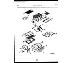 Frigidaire FPWS18PLW0 shelves and supports diagram