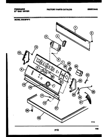 Console and control parts
