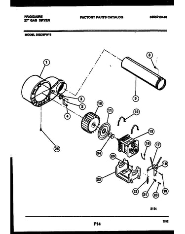Blower and drive parts