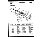 Frigidaire G31BPNL4 broiler drawer parts diagram