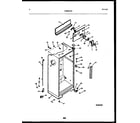 Frigidaire FPEZ21TRL0 cabinet parts diagram