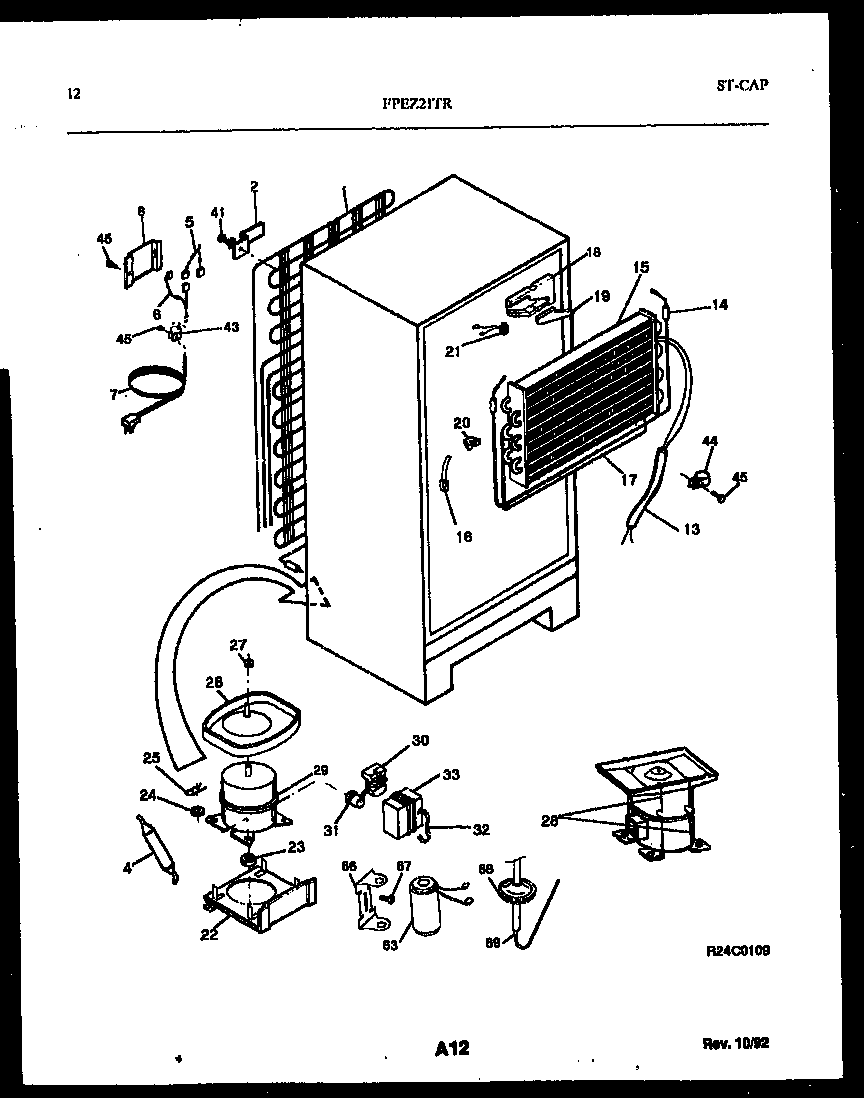 System and automatic defrost parts
