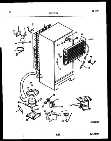 System and automatic defrost parts