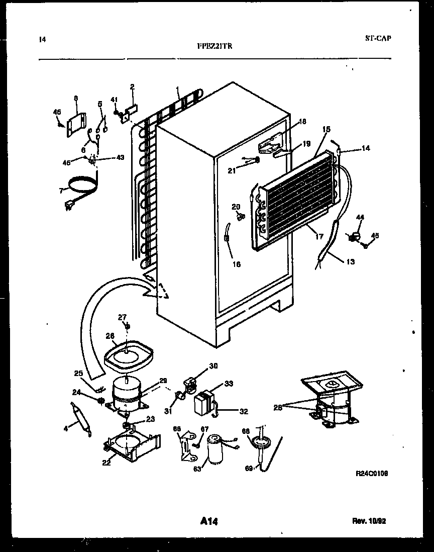 System and automatic defrost parts