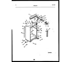 Frigidaire FPES19TSW0 cabinet parts diagram