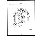 Frigidaire FPES19TRL1 cabinet parts diagram