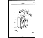 Universal/Multiflex (Frigidaire) MRT18CHAW0 cabinet parts diagram