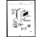 Universal/Multiflex (Frigidaire) MRT18CHAW0 system and automatic defrost parts diagram