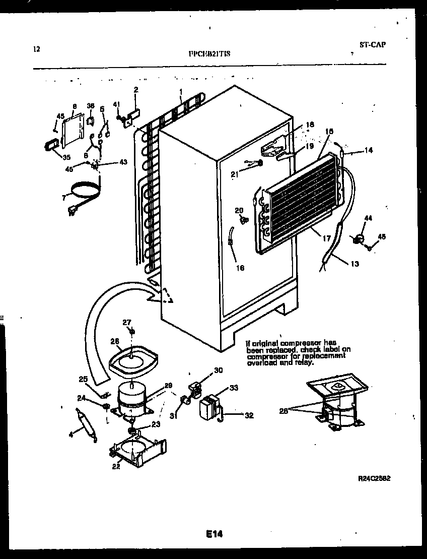 System and automatic defrost parts