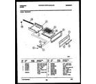 Frigidaire GG34BNL4 broiler drawer parts diagram