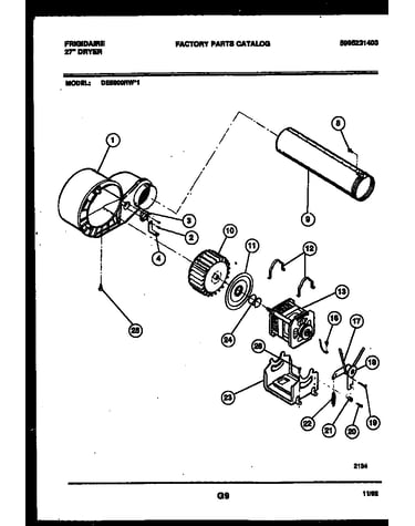 Blower and drive parts
