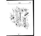 Frigidaire FRS20HRAW0 cabinet parts diagram