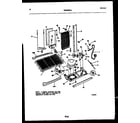 Frigidaire FRS20HRAD0 system and automatic defrost parts diagram